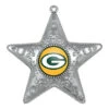 Green Bay Packers NFL Sports Collectors Series Silver Star Ornament -Christmas Decor Sale 020304gbpackerssilverstarorn98482934 85692.1639490906.386.513