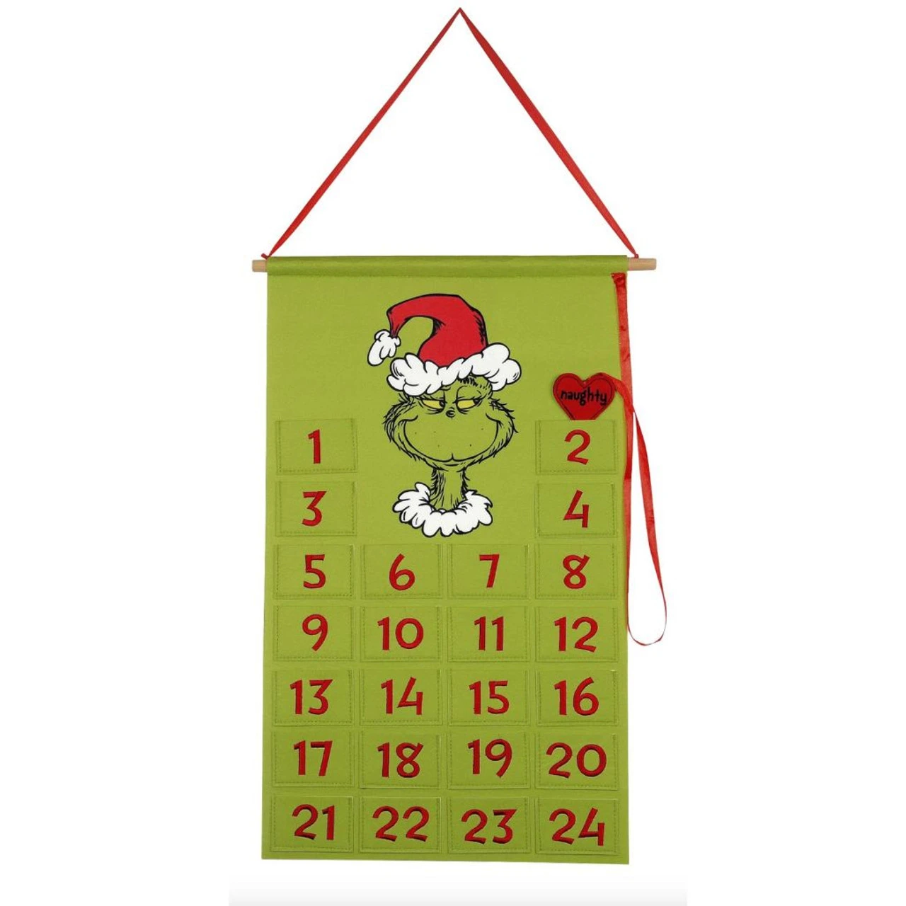 Grinch Countdown Calendar With Naughty/Nice Marker 3 Grinch Countdown Calendar With Naughty/Nice Marker