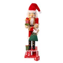 Kurt Adler Santa Countdown Calendar Nutcracker