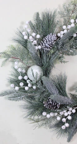 Northlight Frosted Mixed Pine And Pine Cone Artificial Christmas Wreath, 24-inch, Unlit -Christmas Decor Sale 0by6adrwjnqmcqk7xqoiakxoij7idhin 42362.1665611045