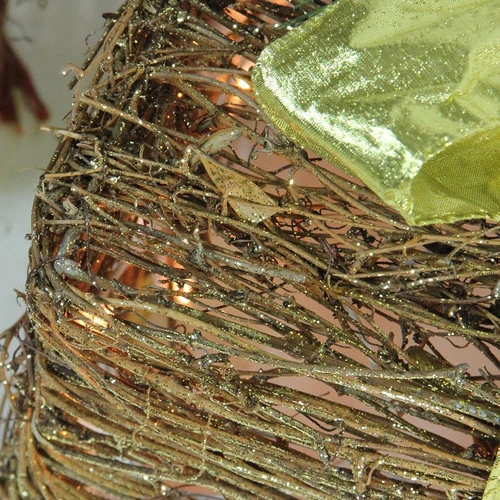 Northlight Lighted Glitter Rattan Gift Boxes Christmas Decoration - 12" - Clear Lights - Set Of 3 4 Northlight Lighted Glitter Rattan Gift Boxes Christmas Decoration - 12" - Clear Lights - Set Of 3 - Image 2