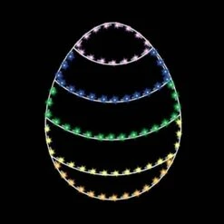 5' Egg #5, LED
