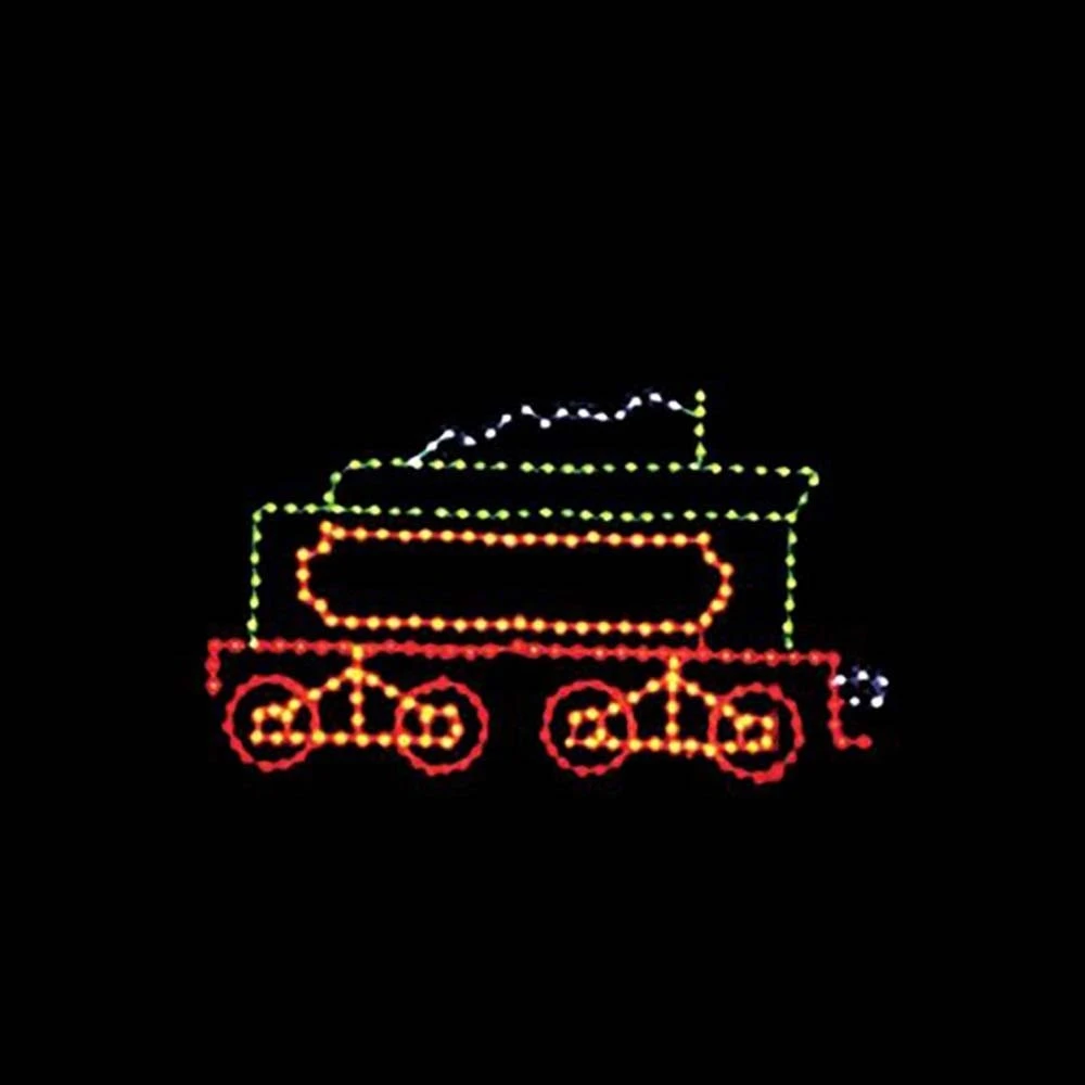 6' Belle Of The 80's Coal Car, LED 3 6' Belle Of The 80's Coal Car, LED