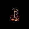 6' Silhouette Gift Car, LED 2 6' Silhouette Gift Car, LED -Christmas Decor Sale 1 34204 000 led