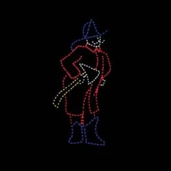8' Victorian Fireman, LED