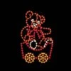 7' Silhouette Teddy Bear Car, LED -Christmas Decor Sale 1 34319 000 led