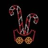 7' Silhouette Candy Cane Car, LED 1 7' Silhouette Candy Cane Car, LED -Christmas Decor Sale 1 34321 000 led