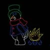 9' Toasty Snowy, LED -Christmas Decor Sale 1 34339 000 led