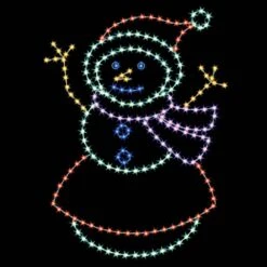 8' Snowy Mom, LED