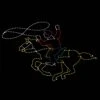 12' Roping Cowboy On Horse, LED