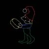 8' Elf With Sponge (Side), LED -Christmas Decor Sale 1 34372 001 led