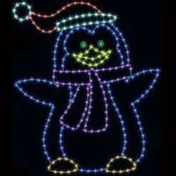8' Penguin Dad, LED