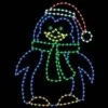8' Penguin Mom, LED