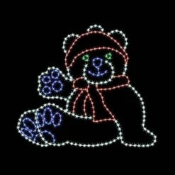 8' Polar Bear Cub, LED