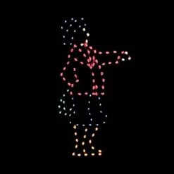 5' Victorian Caroler Boy, LED