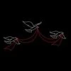 10' X 22' Animated Three Doves With Ribbon -Christmas Decor Sale 1 34460 000
