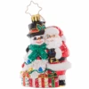 Christopher Radko A Frosty Duo Gem Glass Christmas Ornament 1021403 -Christmas Decor Sale 1021403 2 87086.1684414648