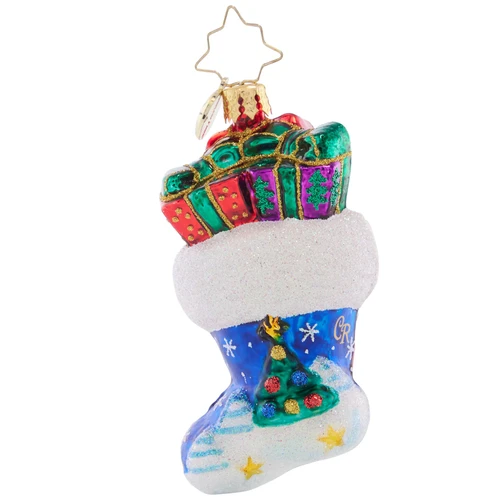 Christopher Radko Night Before Christmas Stocking Gem Glass Christmas Ornament 1021430 5 Christopher Radko Night Before Christmas Stocking Gem Glass Christmas Ornament 1021430 - Image 3