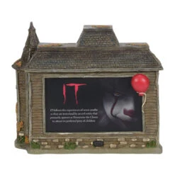 Department 56 - Halloween - Neibolt House With Pennywise Set Of 2 -Christmas Decor Sale 181563 3 31068.1744755650