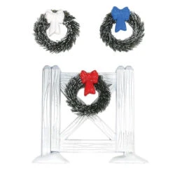 Department 56 - White Crossbuck Fence Set Of 5 -Christmas Decor Sale 183631 2 25420.1737066314