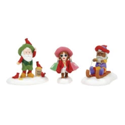 Department 56 - North Pole Village - Friends & Neighbors Set Of 3