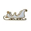4.5' 4 Seater Santa Sleigh - White And Gold -Christmas Decor Sale 2505 0009 2 side