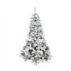 Northlight 7.5' Heavily Flocked Pine Medium Artificial Christmas Tree - Unlit