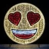 6' 2D LED Emoji With Heart Eyes Valentine's Display 2 6' 2D LED Emoji With Heart Eyes Valentine's Display -Christmas Decor Sale 2d 11003 1