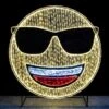 6' 2D LED Emoji With Sunglasses -Christmas Decor Sale 2d 11004 1