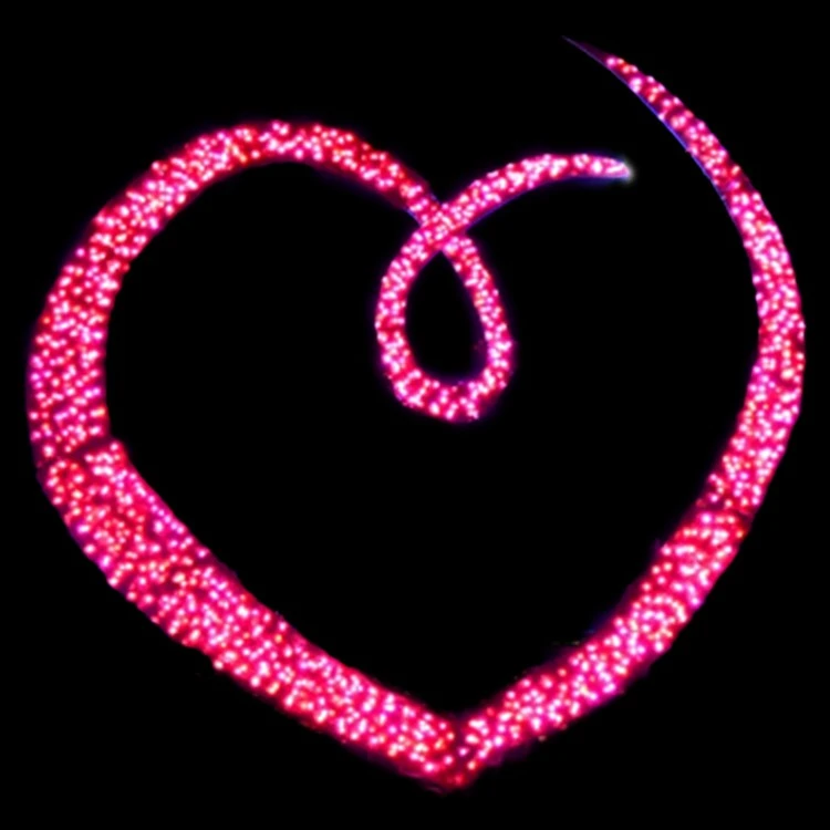 6' 2D Standing Heart - Pink Twinkle Valentine's Display 3 6' 2D Standing Heart - Pink Twinkle Valentine's Display