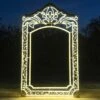 10' 2D Floral Christmas Frame - Photo Op Display -Christmas Decor Sale 2d 11012 a1