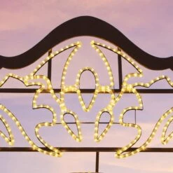 10' 2D Floral Christmas Frame - Photo Op Display -Christmas Decor Sale 2d 11012 e