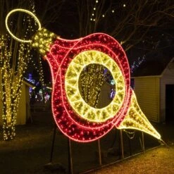 9' 2D Vintage Ornament Photo Op Frame -Christmas Decor Sale 2d 1j001 l