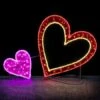 5.5' 2D LED Hearts - Red And Pink Twinkle Valentine's Display -Christmas Decor Sale 2d 9j001