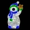 6.8' 2D LED Father Snowy - Photo Op Display 1 6.8' 2D LED Father Snowy - Photo Op Display -Christmas Decor Sale 2d fsnow68 a