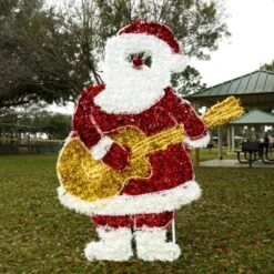 6.5' 2D LED Rockin' Santa - Photo Op Display 6 6.5' 2D LED Rockin' Santa - Photo Op Display -Christmas Decor Sale 2d rsanta65 l