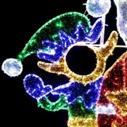 6' Santa, Elf And Reindeer With Presents -Christmas Decor Sale 2d serp 4