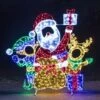 6' Santa, Elf And Reindeer With Presents -Christmas Decor Sale 2d serp a