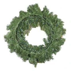 30" Mixed Pine Magnolia Berry Wreath - Warm White -Christmas Decor Sale 30 in wreath back 5