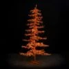 Christmas Designers 7' Ice Sculpture Christmas Tree - Amber/Orange