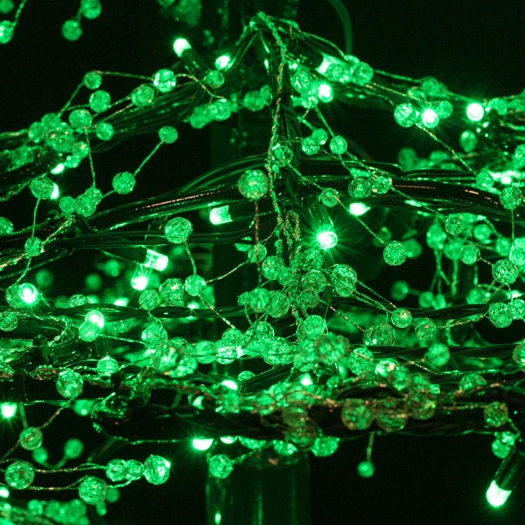 Christmas Designers 11' Ice Sculpture Christmas Tree - Green 4 Christmas Designers 11' Ice Sculpture Christmas Tree - Green - Image 2