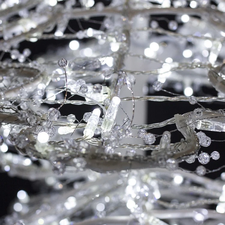 Christmas Designers 7' Ice Sculpture Christmas Tree - Pure White 8 Christmas Designers 7' Ice Sculpture Christmas Tree - Pure White - Image 6