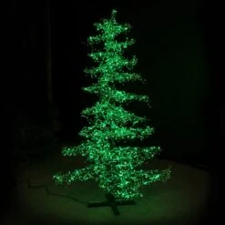 Christmas Designers 9' Ice Sculpture Christmas Tree - Green