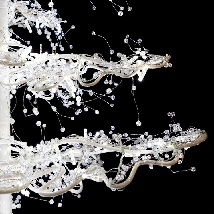 Christmas Designers 7' Ice Sculpture Christmas Tree - Pure White 7 Christmas Designers 7' Ice Sculpture Christmas Tree - Pure White - Image 5