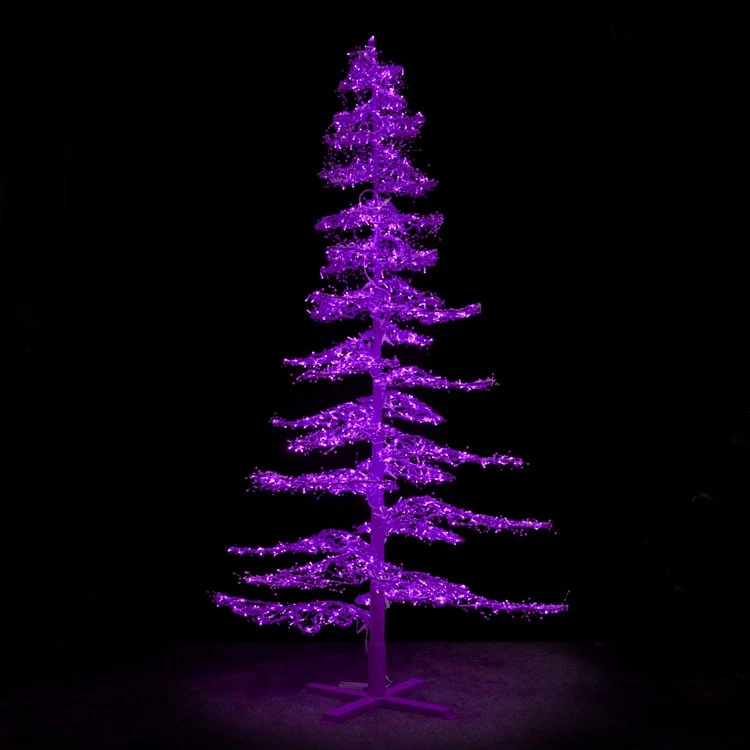 Christmas Designers 11' Ice Sculpture Christmas Tree - Purple 3 Christmas Designers 11' Ice Sculpture Christmas Tree - Purple