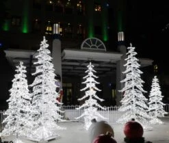 Christmas Designers 7' Ice Sculpture Christmas Tree - Pure White 11 Christmas Designers 7' Ice Sculpture Christmas Tree - Pure White -Christmas Decor Sale 3d 11008 and 3d 11007 l 1