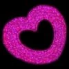 6' 3D Heart - Pink Twinkle Valentine's Display -Christmas Decor Sale 3d 11015 3d 11018 3