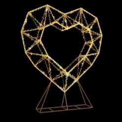 8' 3D Valentines Day Heart Display