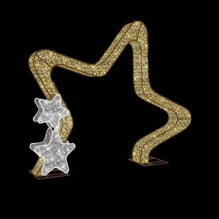 11' 3D Christmas Star Arch 3 11' 3D Christmas Star Arch