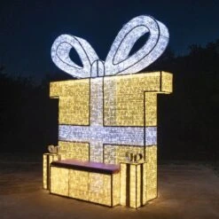 10' 3D Christmas Present - Photo Op Display -Christmas Decor Sale 3d 11028 c